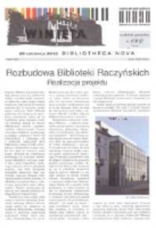 Winieta : pismo Biblioteki Raczyńskich 2013 Nr2 (63)