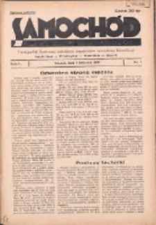 Samochód, Motocykl, Samolot: dwutygodnik ilustrowany poświęcony zagadnieniom nowoczesnej komunikacji 1935.04.01 R.2 Nr7