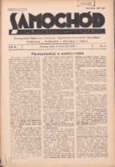 Samochód, Motocykl, Samolot: dwutygodnik ilustrowany poświęcony zagadnieniom nowoczesnej komunikacji 1935.04.15 R.2 Nr8