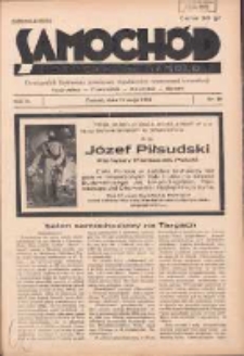 Samochód, Motocykl, Samolot: dwutygodnik ilustrowany poświęcony zagadnieniom nowoczesnej komunikacji 1935.05.15 R.2 Nr10