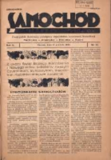 Samochód, Motocykl, Samolot: dwutygodnik ilustrowany poświęcony zagadnieniom nowoczesnej komunikacji 1935.12.15 R.2 Nr24