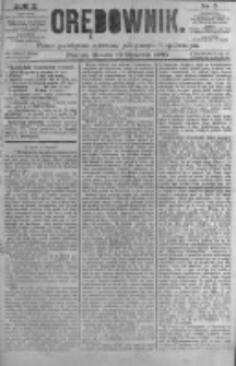 Orędownik: pismo poświęcone sprawom politycznym i sp&oacute;łecznym. 1880.01.10 R.10 nr5