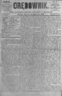 Orędownik: pismo poświęcone sprawom politycznym i spółecznym. 1880.01.10 R.10 nr5