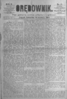 Orędownik: pismo poświęcone sprawom politycznym i spółecznym. 1880.01.22 R.10 nr10