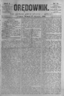 Orędownik: pismo poświęcone sprawom politycznym i sp&oacute;łecznym. 1880.01.27 R.10 nr12