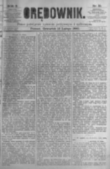 Orędownik: pismo poświęcone sprawom politycznym i spółecznym. 1880.02.12 R.10 nr19