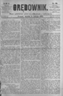 Orędownik: pismo poświęcone sprawom politycznym i spółecznym. 1880.02.14 R.10 nr20