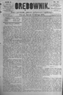 Orędownik: pismo poświęcone sprawom politycznym i sp&oacute;łecznym. 1880.02.21 R.10 nr23