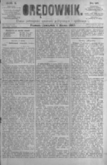 Orędownik: pismo poświęcone sprawom politycznym i spółecznym. 1880.03.04 R.10 nr28