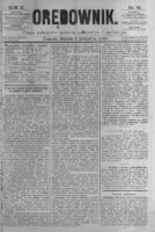 Orędownik: pismo poświęcone sprawom politycznym i spółecznym. 1880.04.03 R.10 nr41
