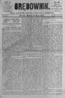 Orędownik: pismo poświęcone sprawom politycznym i spółecznym. 1880.05.22 R.10 nr61