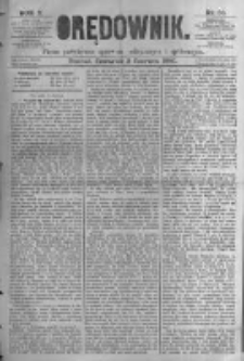 Orędownik: pismo poświęcone sprawom politycznym i sp&oacute;łecznym. 1880.06.03 R.10 nr66