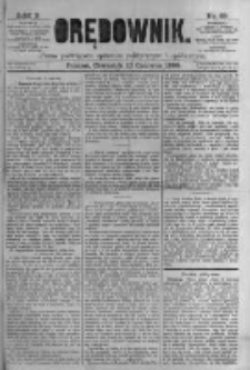 Orędownik: pismo poświęcone sprawom politycznym i spółecznym. 1880.06.10 R.10 nr69