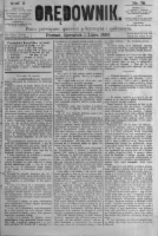Orędownik: pismo poświęcone sprawom politycznym i spółecznym. 1880.07.01 R.10 nr78