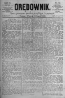 Orędownik: pismo poświęcone sprawom politycznym i spółecznym. 1880.07.13 R.10 nr83