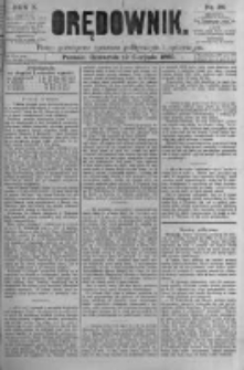 Orędownik: pismo poświęcone sprawom politycznym i spółecznym. 1880.08.12 R.10 nr96