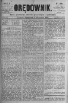Orędownik: pismo poświęcone sprawom politycznym i sp&oacute;łecznym. 1880.09.02 R.10 nr105