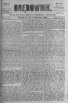 Orędownik: pismo poświęcone sprawom politycznym i sp&oacute;łecznym. 1880.09.11 R.10 nr109