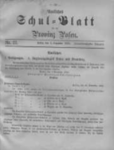 Amtliches Schul-Blatt f&uuml;r die Provinz Posen 1899.12.05 Jg.32 Nr23