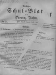 Amtliches Schul-Blatt f&uuml;r die Provinz Posen 1899.12.20 Jg.32 Nr24