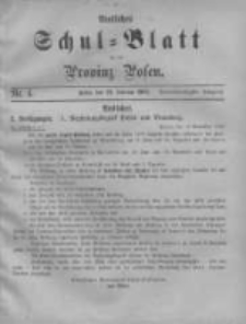 Amtliches Schul-Blatt f&uuml;r die Provinz Posen 1900.02.20 Jg.33 Nr4