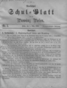 Amtliches Schul-Blatt f&uuml;r die Provinz Posen 1900.03.05 Jg.33 Nr5