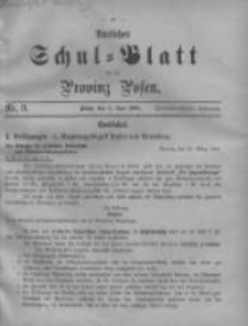 Amtliches Schul-Blatt f&uuml;r die Provinz Posen 1900.05.05 Jg.33 Nr9