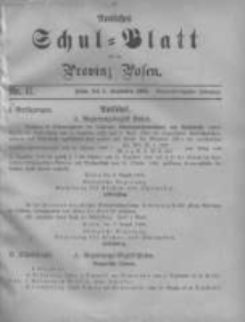 Amtliches Schul-Blatt f&uuml;r die Provinz Posen 1900.09.05 Jg.33 Nr17