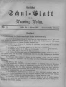 Amtliches Schul-Blatt f&uuml;r die Provinz Posen 1901.02.05 Jg.34 Nr3