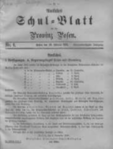 Amtliches Schul-Blatt f&uuml;r die Provinz Posen 1901.02.20 Jg.34 Nr4