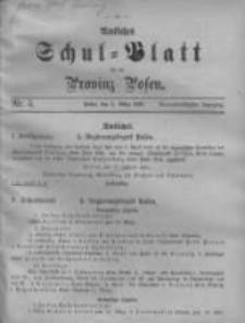 Amtliches Schul-Blatt f&uuml;r die Provinz Posen 1901.03.05 Jg.34 Nr5