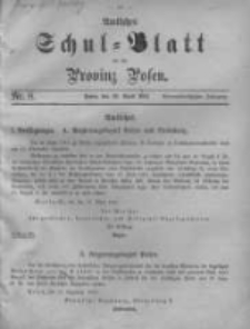 Amtliches Schul-Blatt f&uuml;r die Provinz Posen 1901.04.20 Jg.34 Nr8