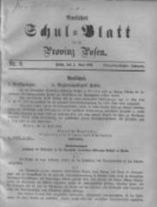 Amtliches Schul-Blatt f&uuml;r die Provinz Posen 1901.05.05 Jg.34 Nr9