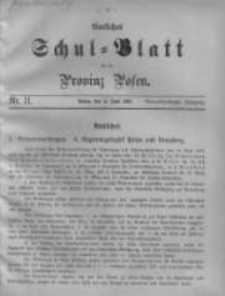 Amtliches Schul-Blatt f&uuml;r die Provinz Posen 1901.06.05 Jg.34 Nr11