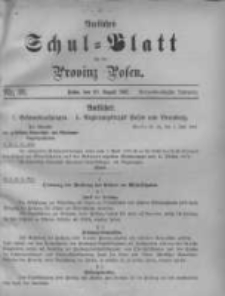 Amtliches Schul-Blatt f&uuml;r die Provinz Posen 1901.08.20 Jg.34 Nr16