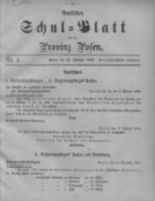 Amtliches Schul-Blatt für die Provinz Posen 1906.02.20 Jg.39 Nr4