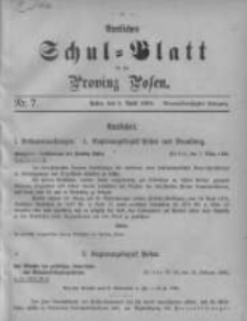 Amtliches Schul-Blatt für die Provinz Posen 1906.04.05 Jg.39 Nr7