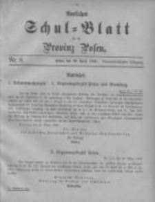 Amtliches Schul-Blatt für die Provinz Posen 1906.04.20 Jg.39 Nr8