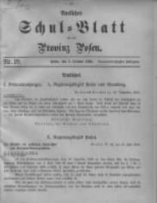 Amtliches Schul-Blatt für die Provinz Posen 1906.10.05 Jg.39 Nr19