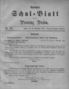 Amtliches Schul-Blatt für die Provinz Posen 1906.11.20 Jg.39 Nr22