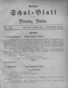 Amtliches Schul-Blatt für die Provinz Posen 1906.12.05 Jg.39 Nr23