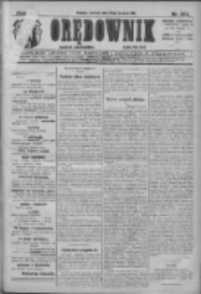 Orędownik: najstarsze ludowe pismo narodowe i katolickie w Wielkopolsce 1912.08.25 R.42 Nr193