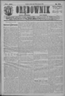 Orędownik: najstarsze ludowe pismo narodowe i katolickie w Wielkopolsce 1912.08.31 R.42 Nr198