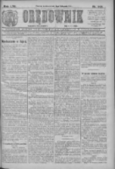Orędownik: najstarsze ludowe pismo narodowe i katolickie w Wielkopolsce 1912.11.03 R.42 Nr252