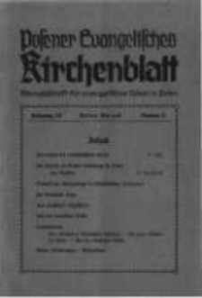 Posener Evangelisches Kirchenblatt: Monatsschrift f&uuml;r evangelisches Leben in Polen. 1938 Jahrgang 16 nr8