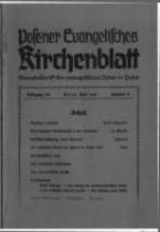 Posener Evangelisches Kirchenblatt: Monatsschrift f&uuml;r evangelisches Leben in Polen. 1938 Jahrgang 16 nr9
