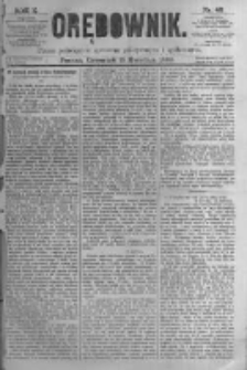 Orędownik: pismo poświęcone sprawom politycznym i sp&oacute;łecznym. 1880.04.15 R.10 nr46