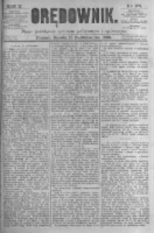 Orędownik: pismo poświęcone sprawom politycznym i sp&oacute;łecznym. 1880.10.16 R.10 nr124