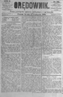 Orędownik: pismo poświęcone sprawom politycznym i sp&oacute;łecznym. 1880.11.27 R.10 nr142
