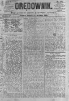 Orędownik: pismo poświęcone sprawom politycznym i spółecznym. 1880.12.25 R.10 nr154